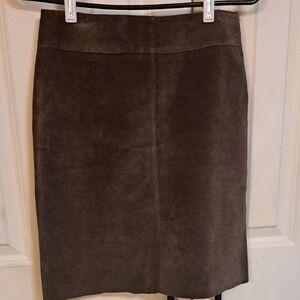 Chic Brown Pencil Skirt